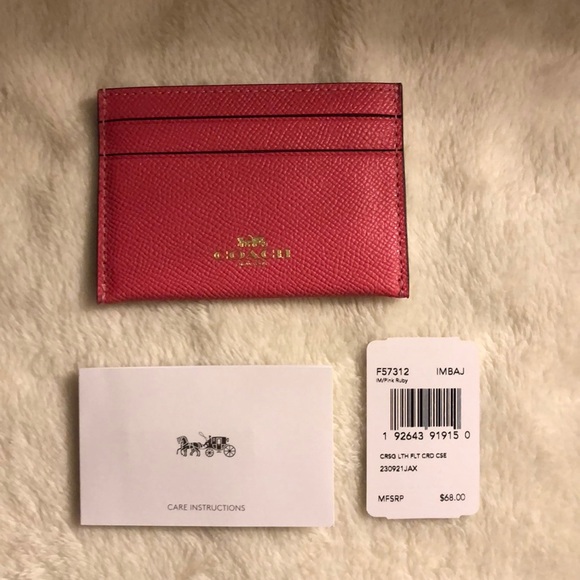 NWT Coach card case